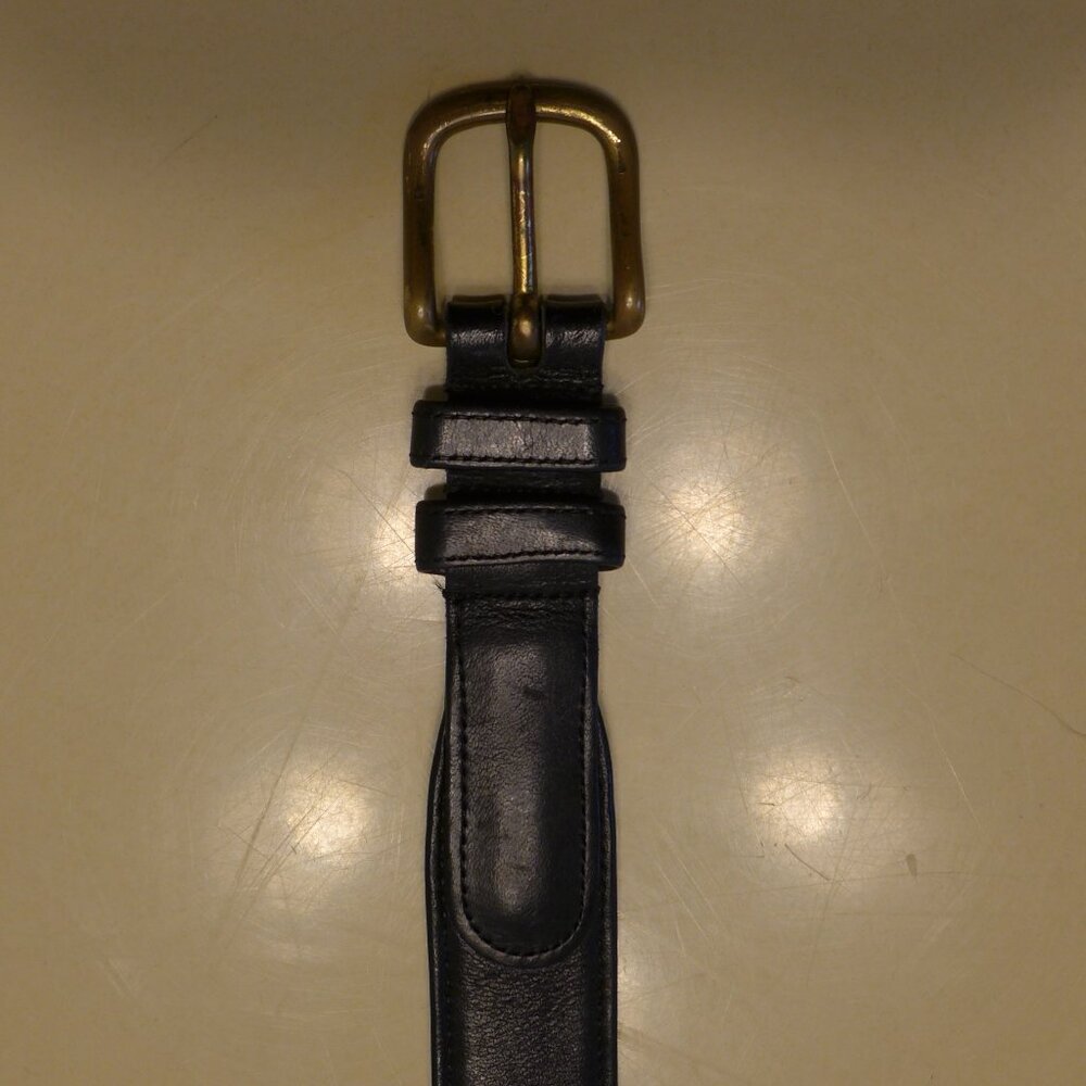 Coach Tab Belt 32" Black 6301